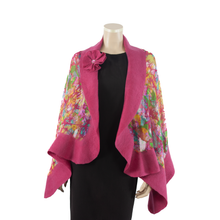 Charger l'image dans la galerie, Vibrant magenta shawl #228-23