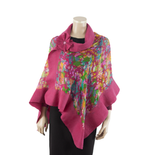 Charger l'image dans la galerie, Vibrant magenta shawl #228-23