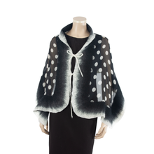 Load image into Gallery viewer, Linked polka-dot scarf #168-46