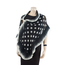 Load image into Gallery viewer, Linked polka-dot scarf #168-46