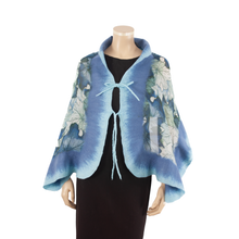 Load image into Gallery viewer, Linked leaves scarf #168-50