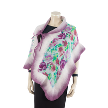 Load image into Gallery viewer, Linked orchid scarf #168-9