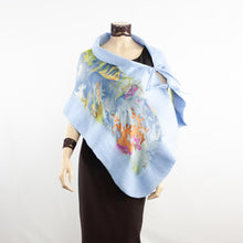 Load image into Gallery viewer, Linked ocean scarf #168-47