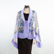 Charger l'image dans la galerie, Vibrant lavender shawl #228-51