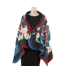 Charger l'image dans la galerie, Vibrant butterfly shawl #228-18
