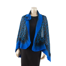 Charger l'image dans la galerie, Vibrant blue royal shawl #228-31
