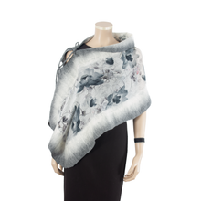 Load image into Gallery viewer, Linked  lily grey scarf #168-30
