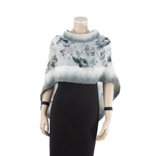 Load image into Gallery viewer, Linked  lily grey scarf #168-30
