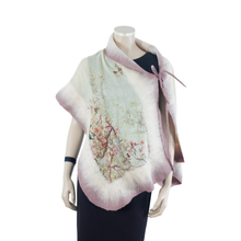 Load image into Gallery viewer, Linked cherry blossom scarf #168-57
