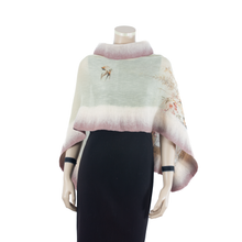 Load image into Gallery viewer, Linked cherry blossom scarf #168-57
