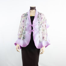 Load image into Gallery viewer, Linked lavender scarf #168-59
