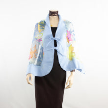 Load image into Gallery viewer, Linked ocean scarf #168-47
