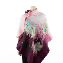 Charger l'image dans la galerie, Vibrant burgundy pink shawl #228-34
