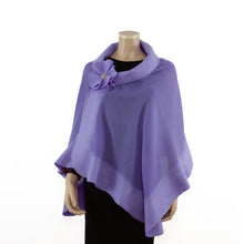 Load image into Gallery viewer, Lavender unicolor wool shawl #208-1wool
